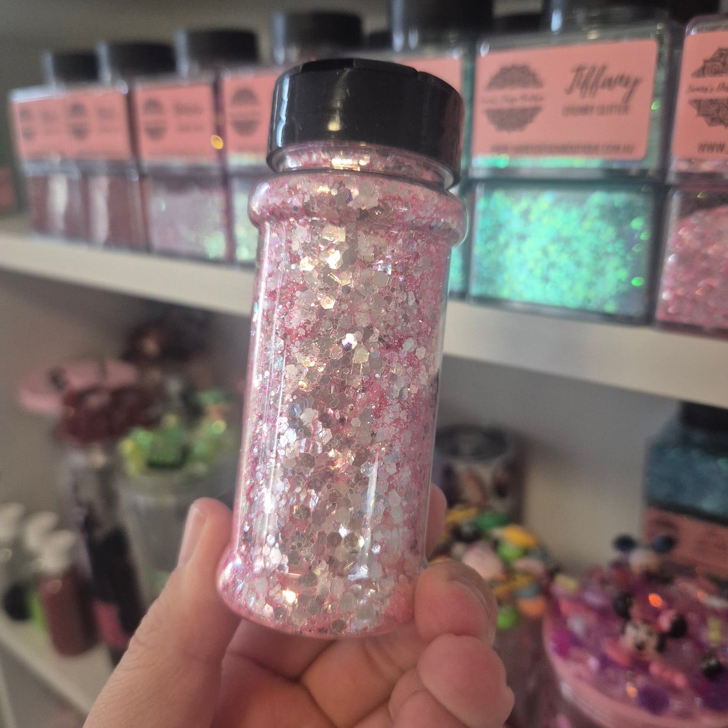 Chunky Glitter 56gram Pink diamond