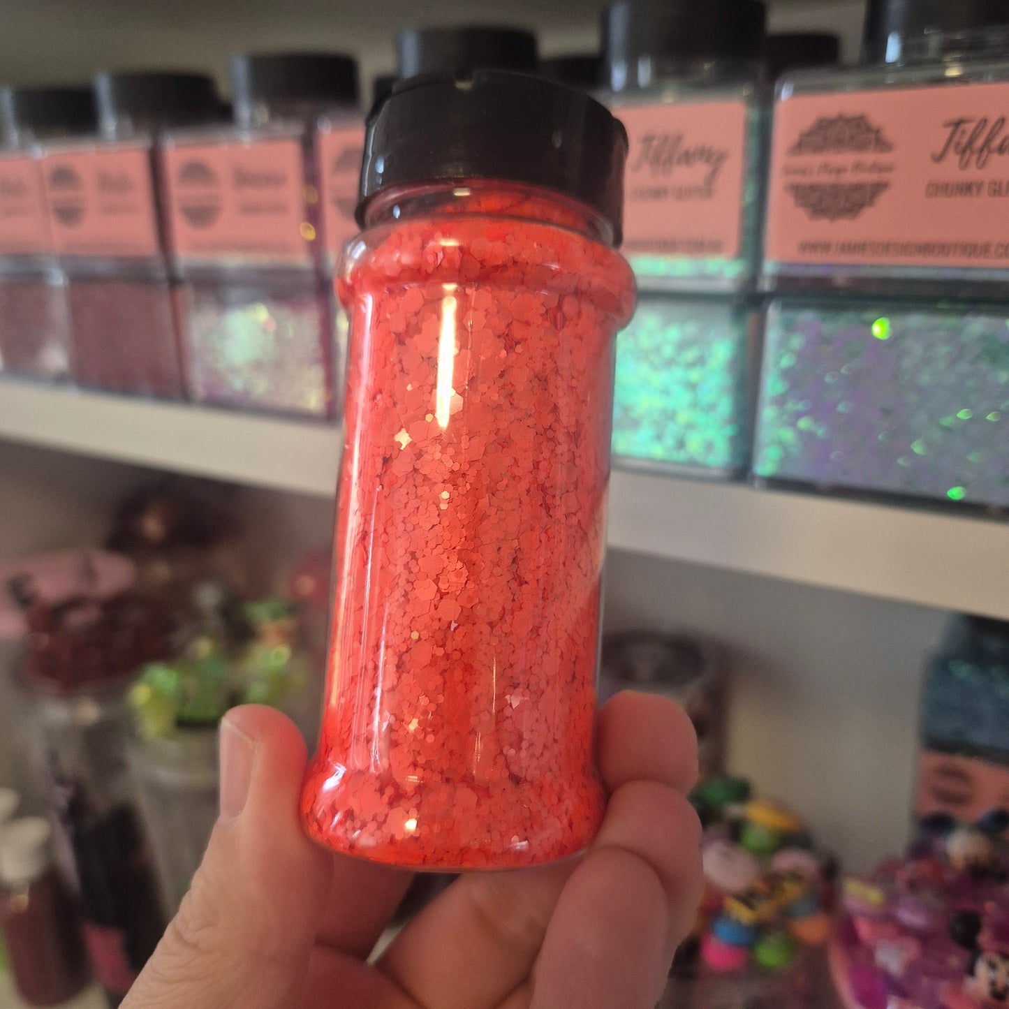 Chunky Glitter 56gram - Blaze Orange