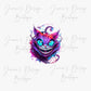 PREORDER Single Decal UV DTF Cheshire Cat Exclusive (3 SIZES)