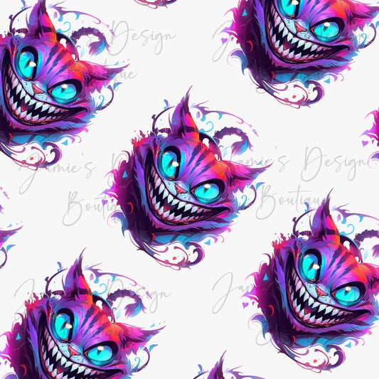 PREORDER Single Decal UV DTF Cheshire Cat Exclusive (3 SIZES)