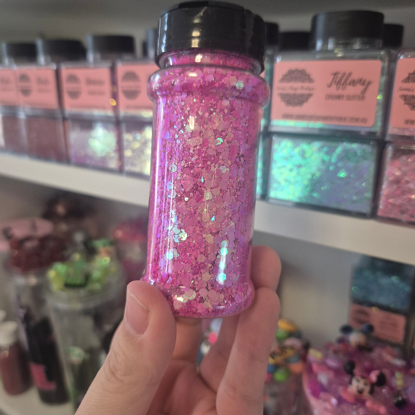 Chunky Glitter Bombshell Pink 56gram