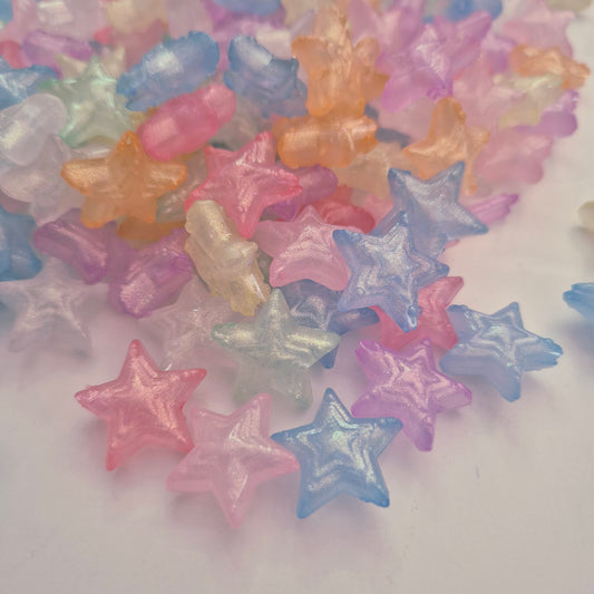 Star Beads Glow in the dark - 15 pack