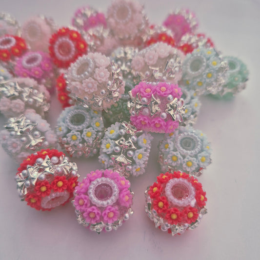 Flower Bow Fancy Single Bead
