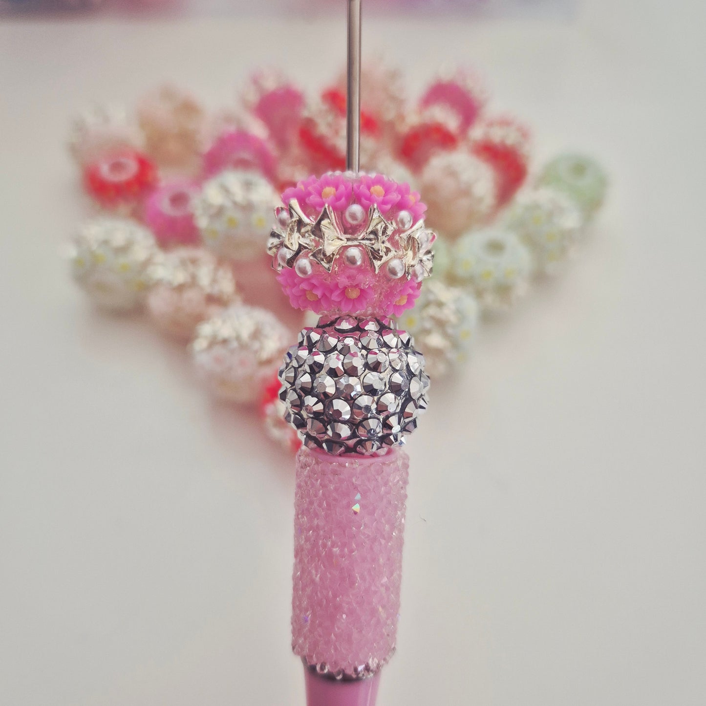 Flower Bow Fancy Single Bead