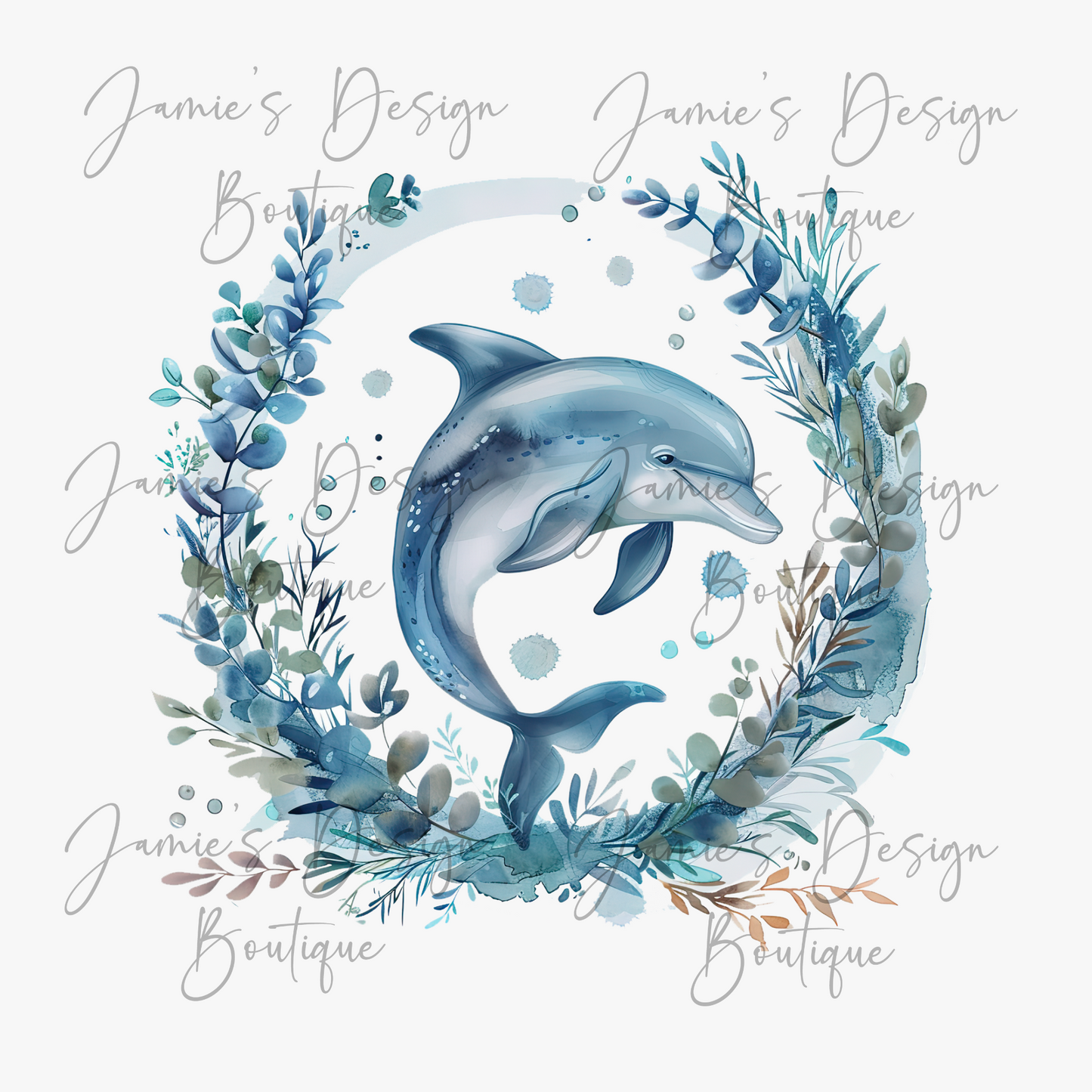 Dolphin Single decal UVDTF (4 sizes) Exclusive