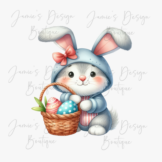 Single Decal UV DTF Easter Bunny (3 sizes)