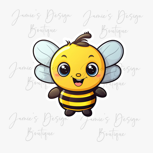Single Decal UV DTF Bumblebee Bee (3 sizes)