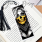 Skull Lady Bookmark UVDTF