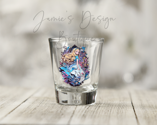 Single Decal UV DTF Alice Exclusive - Shot Glass