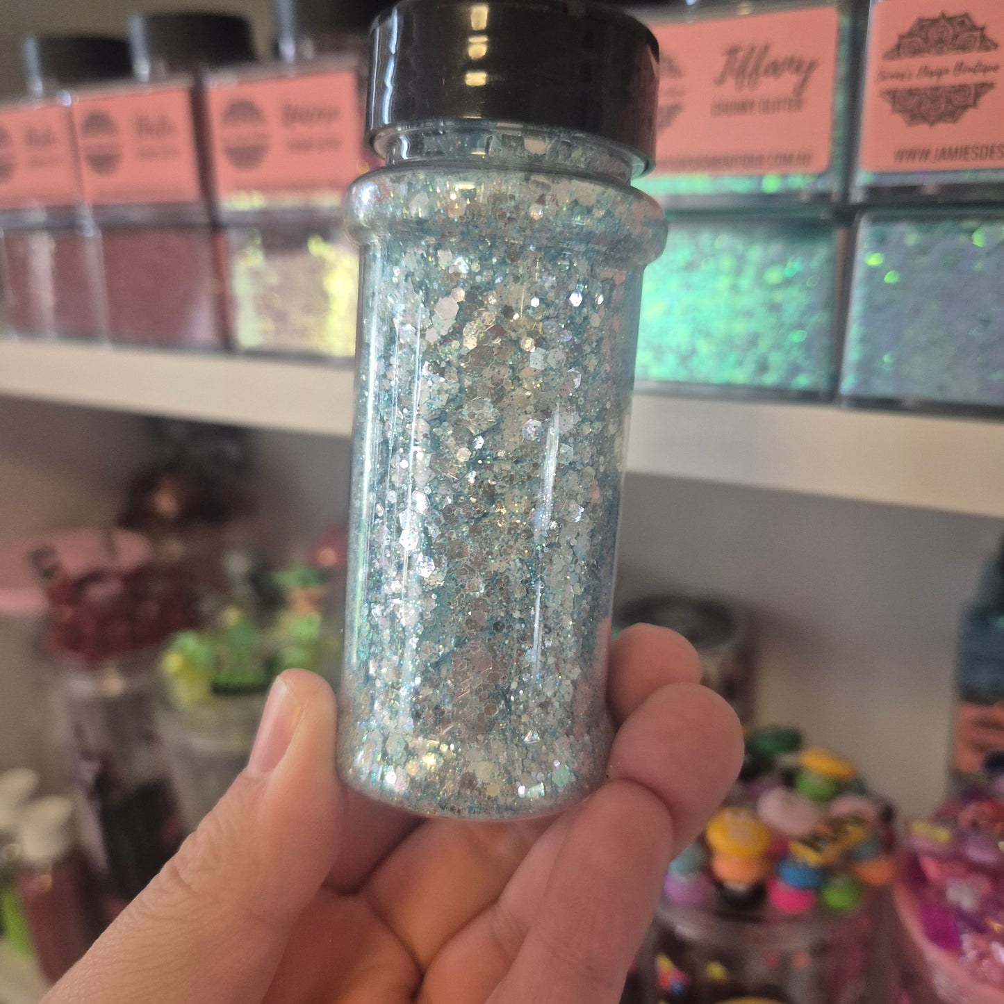 Chunky Glitter 56gram - Ice Blue Diamond